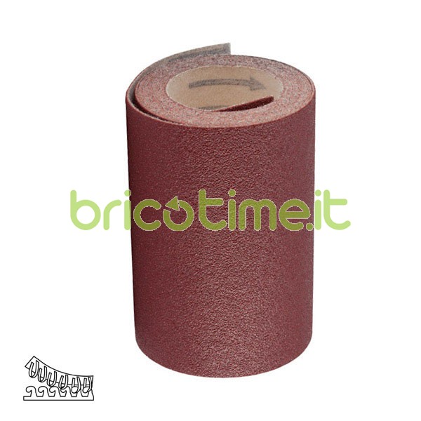 Rotoli abrasivi fissaggio velcro 3 m