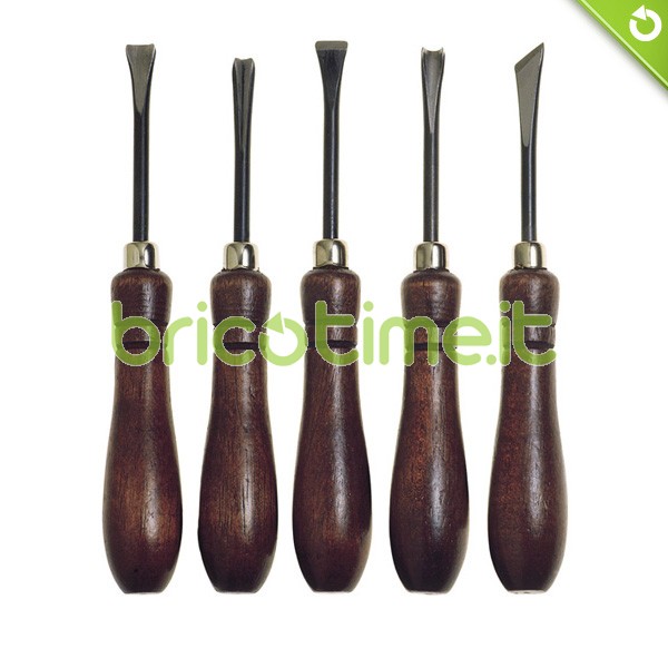 CH181 - SGORBIE SCALPELLI PER TORNIO LEGNO 360 MM - SET KIT 8 PZ CH181 - SGORBIE SCALPELLI PER TORNIO LEGNO 360 MM - SET KIT 8 PZ