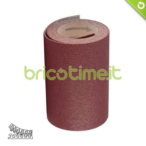 Rotoli abrasivi fissaggio velcro 3 m