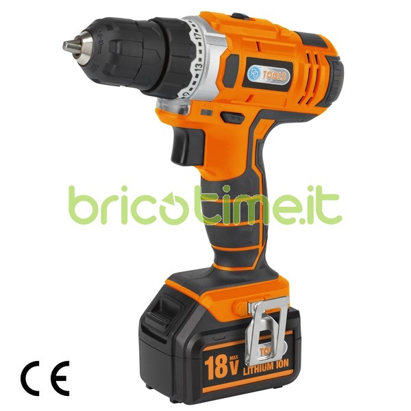 Trapano avvitatore a batteria 18 V - LITIO