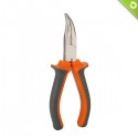 Pinza becchi semitondi piegati zigrinati 160 mm