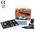 Penna per incisioni 6 W con trasformatore (kit 7 pz)