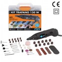 Trapano 130 W - kit 65 accessori