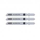 Lama HSS/metallo - Bosch - denti medi - 75 mm (3 pz)